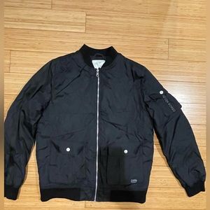 Zara Boys Bomber Black Jacket Size 13/14 Y /164 cm